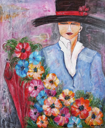 Penelope, 50x60 cm, akryl